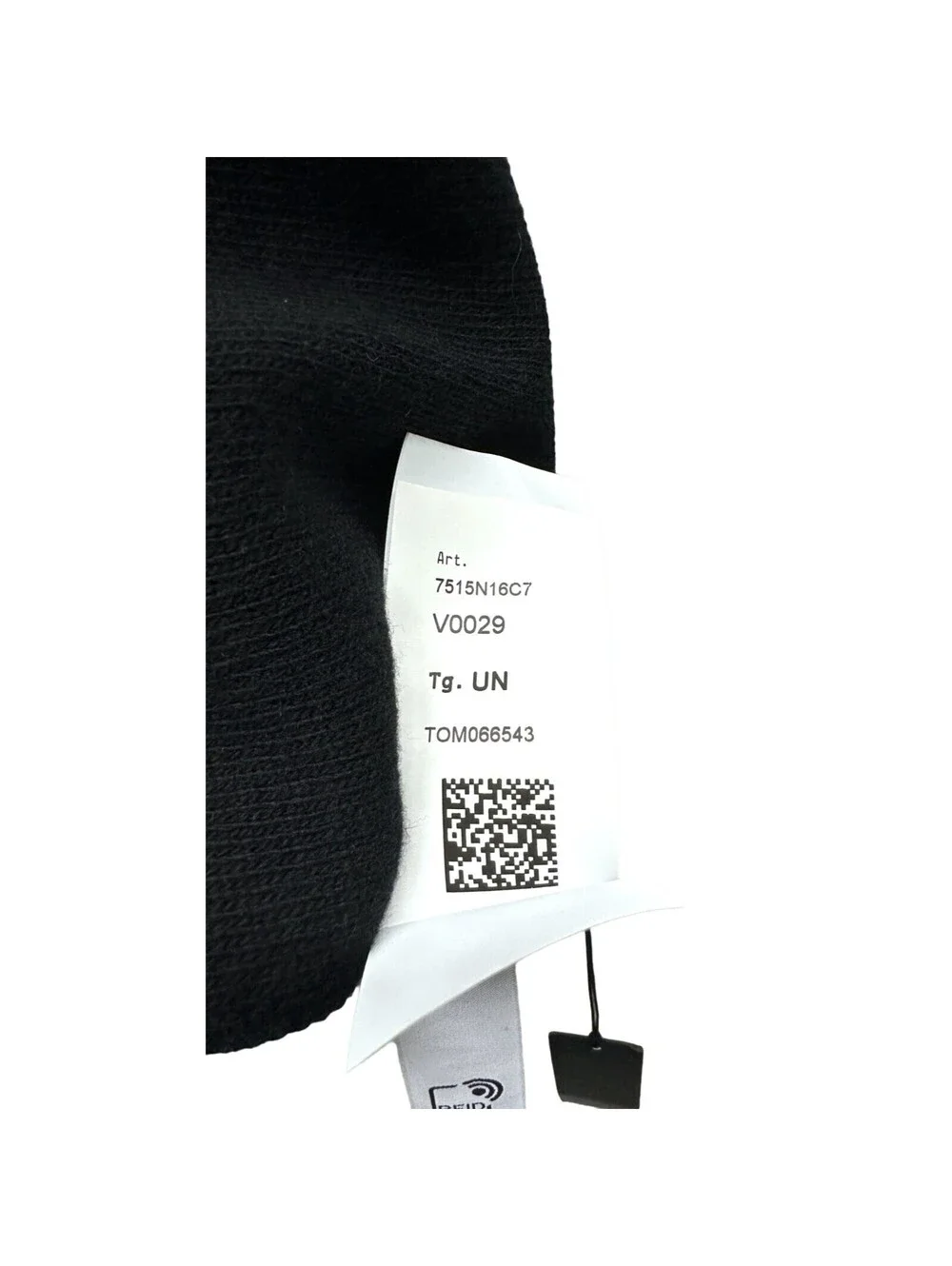 NEW Stone Island Black/Gray Wool Blend Scarf